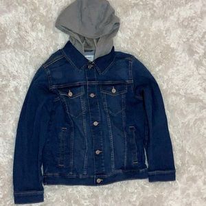 Boys Denim Jacket with Hood